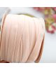 Ruban élastique velvet au mètre - Rose bébé