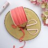 Ruban élastique velvet au mètre - Corail | RitaRita