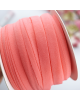 Ruban élastique velvet au mètre - Corail