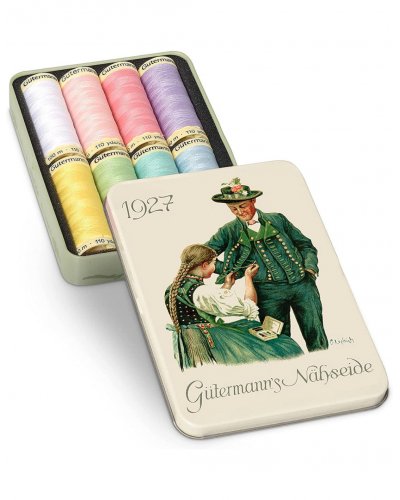 Güttermann - Coffret 8 bobines de fils à coudre - Nostalgie 1927