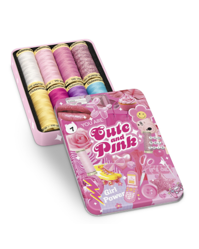 Coffret 8 fils à coudre - Cute & Pink | Güttermann