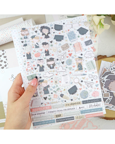 Alúa Cid - Autocollants puffy - Septiembre