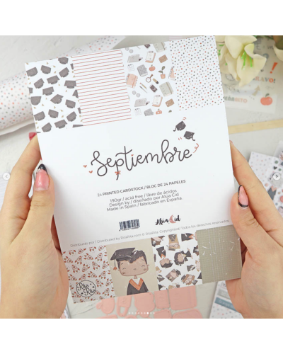 Bloc papiers 15x20 - Septiembre | Alúa Cid