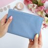 Coupon de tissu - Bleu plumetis - Ohana creativa | Alúa Cid