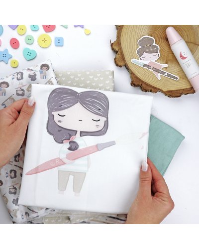 Pan de tissu - Painting Libertad - Ohana creativa | Alúa Cid