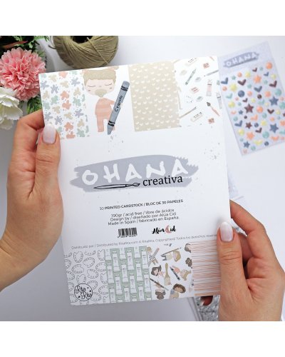Alúa Cid - Bloc papiers 15x20cm - Ohana creativa