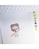 Alúa Cid - Bloc papiers 30x30cm - Ohana creativa