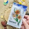 Tampon clear A7 - Fleurs de safran - Le chant des dunes | Chou & Flowers