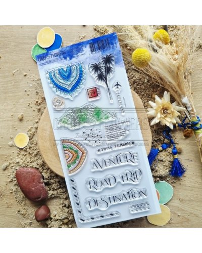 Tampon clear DL - Texture aventure - Le chant des dunes | Chou & Flowers