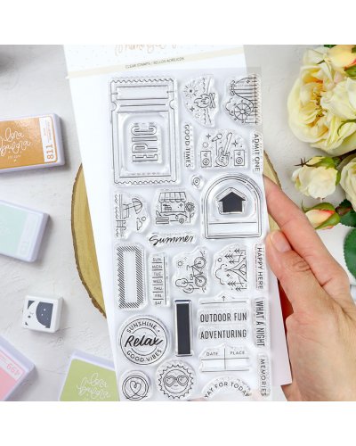 Tampon clear - Summer plans - Memory Loquer | Lora Bailora