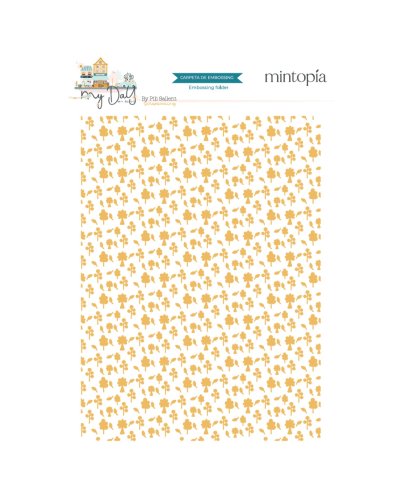 Classeur de gaufrage - Petits arbres - My day en la city de Pili Sallent | Mintopía