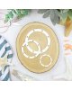 Alúa Cid - Lot de 3 Cadres Hublot acrylique blanc - Holidadis