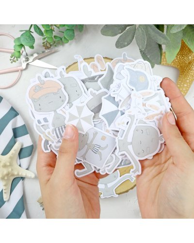 Die-cuts - Illustrations - Holidadis | Alúa Cid