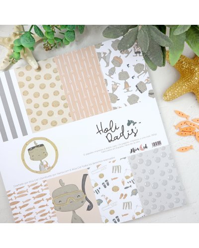 Bloc papiers 30x30 - Holidadis | Alúa Cid