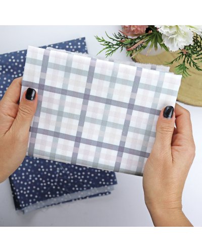 Coupon de tissu - Carreaux - Ohana de foto | Alúa Cid