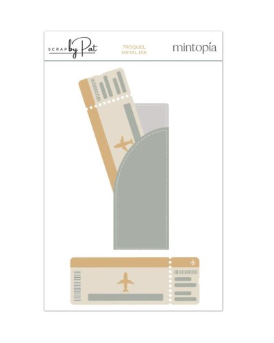 Mintopía - Dies - Airline Ticket de Scrap by Pat