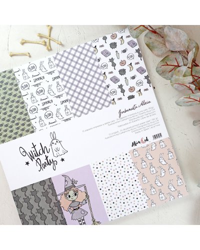 Garbancita Alicia - Bloc papiers 30x30cm - Witch Party