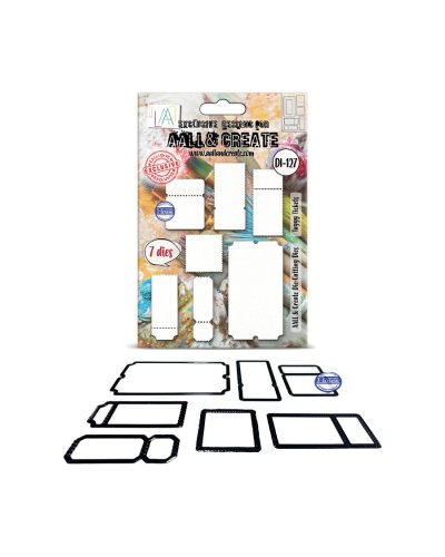 Aall&Create - Die-Cutting Die Set #127 - Taggy Tickets