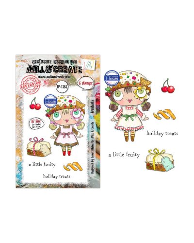 Aall&Create - Tampon clear - A7 Stamp Set #1385 - Fruitcake