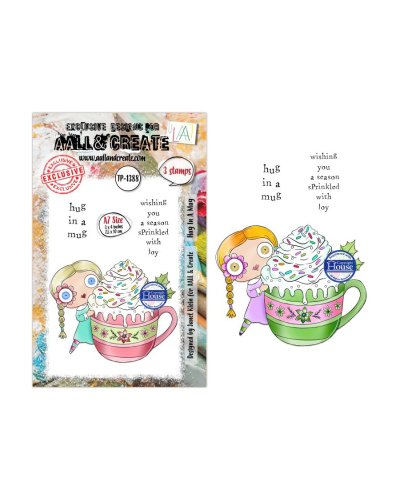 Aall&Create - Tampon clear - A7 Stamp Set #1388 - Hug in a Mug