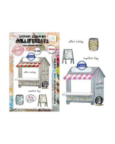 Aall&Create - Tampon clear - A6 Stamp Set #1390 - Lovely Things