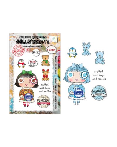 Aall&Create - Tampon clear - A7 Stamp Set #1392 - North Pole Toy Company