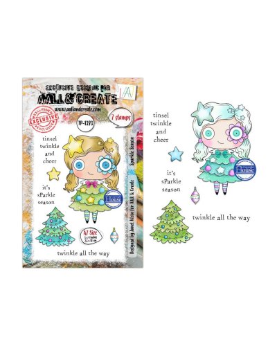 Aall&Create - Tampon clear - A7 Stamp Set #1393 - Sparkle Season