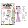 Tampon clear - A7 Stamp Set -1450 - Run away bride Dee | Aall & Create