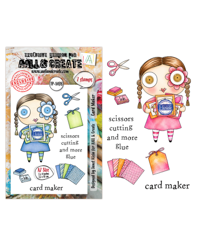 Aall&Create - Tampon clear - A7 Stamp Set #1498 - Card Maker
