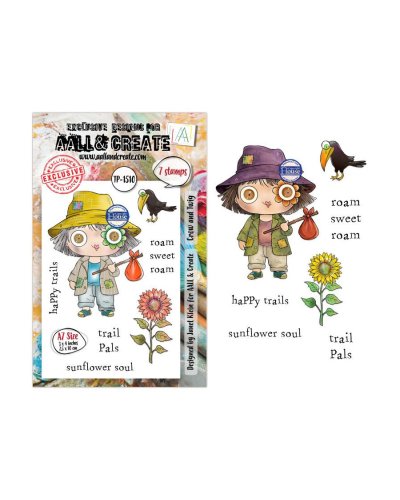 Aall&Create - Tampon clear - A7 Stamp Set #1510 - Crow and Twiger