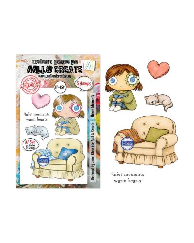 Aall&Create - Tampon clear - A7 Stamp Set #1511 - Home Moments